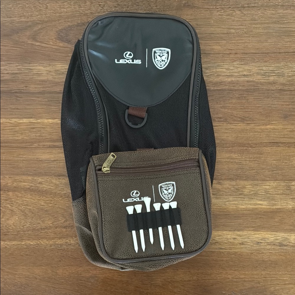 Rare  Lexus X Mohawk Golf Club  Golf Accessory Bag With Tees